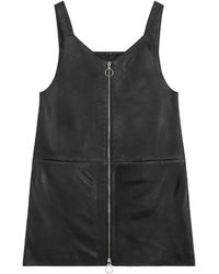 Fiorucci - Leren Jurk Met Rits - Lyst