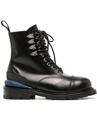Toga Virilis - Leather Combat Boots - Lyst