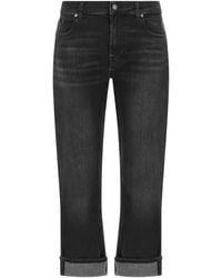 7 For All Mankind - Jean Relaxed Skinny À Revers - Lyst