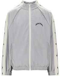 Palm Angels - Logo-Print Side-Stripe Track Jacket - Lyst