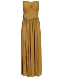 Amazuìn - Tayla Ruched Maxi Skirt - Lyst