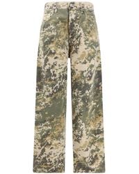 NUMERIS - Camouflage-Print Straight-Leg Jeans - Lyst