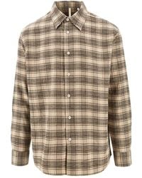 sunflower - Checked Cotton Shirt - Lyst