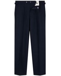 Fursac - Herringbone Pleated Tailored Trousers - Lyst