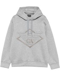Emporio Armani - Hooded Sweatshirt - Lyst
