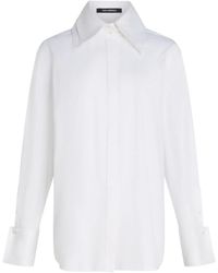 Karl Lagerfeld - ダブルカラー ポプリンシャツ - Lyst