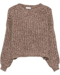 Liska - Grob Gestrickter Pullover - Lyst