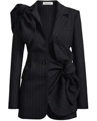 Monse - Bow-Detail Pinstripe Dress - Lyst