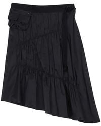 3.1 Phillip Lim - Ruffles Pocket-Detail Asymmetric Skirt - Lyst