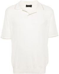 Roberto Collina - Open-knit Cotton Polo Shirt - Lyst