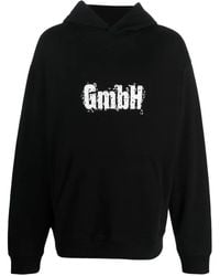 GmbH - Logo-Print Organic-Cotton Hoodie - Lyst