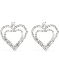 Blumarine - Boucles D'Oreille Pendante À Design Cœur - Lyst