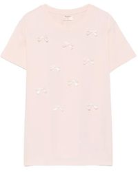 Repetto - Bow-Embellished T-Shirt - Lyst