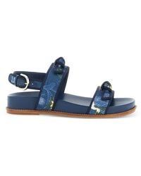 Alexandre Birman - X Agua By Agua Bendita Sandalen Mit Muster - Lyst