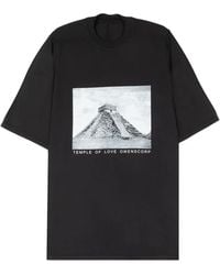 Rick Owens - Jumbo Graphic-Print Oversized T-Shirt - Lyst
