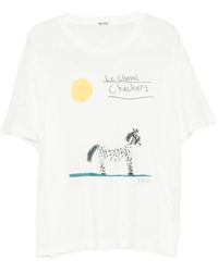 Bode - Cheval Graphic-Print T-Shirt - Lyst