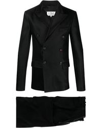 Maison Margiela - Satin-Weave Double-Breasted Blazer - Lyst