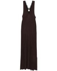 Nanushka - Ignia Lace-Detail Maxi Dress - Lyst
