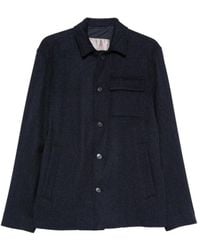 Herno - Chest Flap-Pocket Button-Up Jacket - Lyst