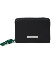KARL LAGERFELD - Small Ikon Smooth Wallet - Lyst