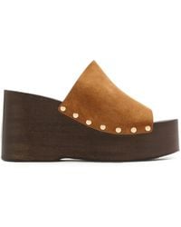 Stuart Weitzman - Kate Studded Platform Sandals - Lyst