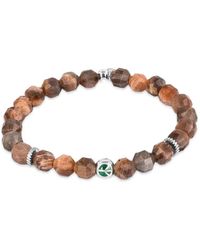 Tateossian - Hexade Peace Eye Beaded Logo-Charm Bracelet - Lyst