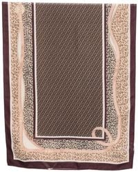 Liu Jo - Schal Mit Leopardenprint Und Monogrammmuster - Lyst