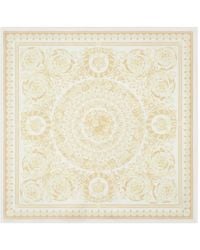 Versace - Barocco-Print Silk Scarf - Lyst
