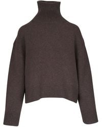 Nili Lotan - Funnel-Neck Sweater - Lyst