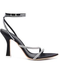 3Juin - 100Mm Crystal-Embellished Strap Sandals - Lyst