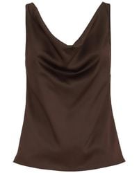 Brunello Cucinelli - Zijden Satijnen Top - Lyst