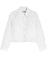 Jil Sander - Cropped Blouson Jacket - Lyst