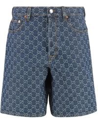 Gucci - Klassische Jeans-Shorts - Lyst