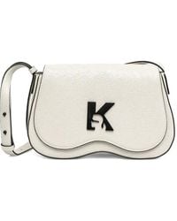 Karl Lagerfeld - Logo-Plaque Cross Body Bag - Lyst