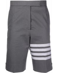 Thom Browne - 4-bar Stripe Tailored Shorts - Lyst
