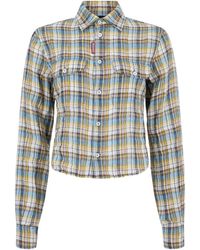 DSquared² - Geruit Overhemd - Lyst