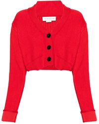 Victoria Beckham - クロップド カーディガン - Lyst
