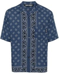 Palm Angels - Paisley-print Bowling Shirt - Lyst