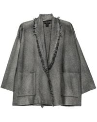 Avant Toi - Herringbone Frayed-Edge Jacket - Lyst