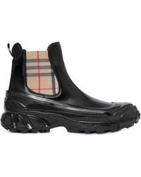 burberry boots mens silver