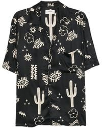 A PAPER KID - Graphic-Print Short-Sleeve Shirt - Lyst