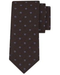 Ferragamo - Corbata Gancini Con Motivo De Espiga - Lyst