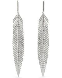 CADAR - 18Kt Feather Earrings - Lyst