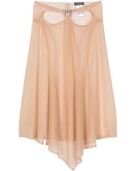 Mugler - M Cut-Out Midi Skirt - Lyst