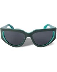 Off-White c/o Virgil Abloh - Seward Logo-Print Sunglasses - Lyst