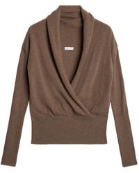 7 For All Mankind - Pull Cache-Cœur À Col V - Lyst