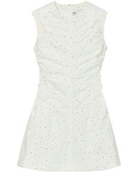 Tory Burch - Floral Cotton Poplin Dress - Lyst