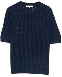 Maje - T-Shirt À Col Rond - Lyst