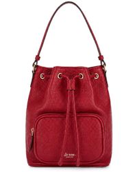 LA ROSE - Drawstring Pocket Bucket Bag - Lyst