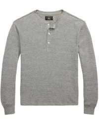 RRL - Waffle-Knit Jumper - Lyst
